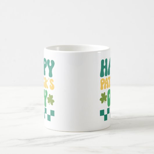 Happy St. Patrick's Day Party Kaffeetasse (Mittel)