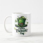 Happy St. Patrick's Day Party Kaffeetasse (Links)