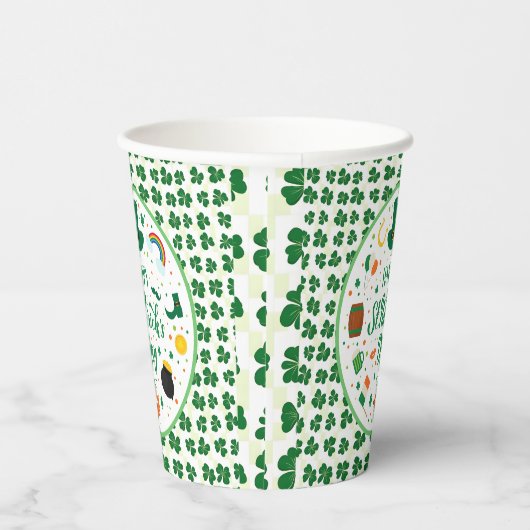 Happy St. Patrick's Day Party Pappbecher (Rechts)