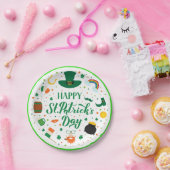 Happy St. Patrick's Day Party Pappteller (Party)