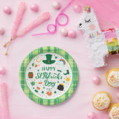Happy St. Patrick's Day Party Pappteller (Party)