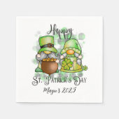 Happy St. Patrick's Day Party Serviette (Vorderseite)