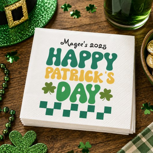 Happy St. Patrick's Day Party Serviette