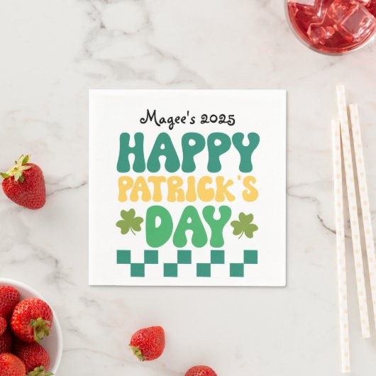 Happy St. Patrick's Day Party Serviette (Beispiel)