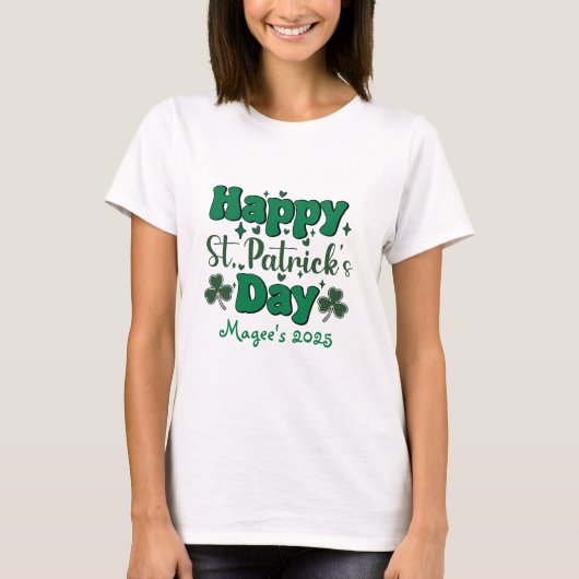 Happy St. Patrick's Day Party T-Shirt (Vorderseite)