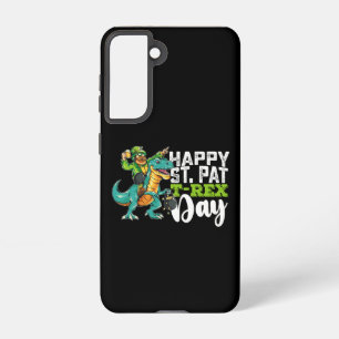 Happy St Patrick's Day Pat T Rex Dinosaur Samsung Galaxy Hülle