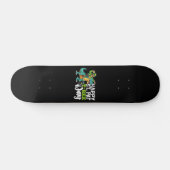 Happy St Patrick's Day Pat T Rex Dinosaur Skateboard (Horizontal)