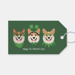 Happy St Patricks Day Pembroke Welsh Corgi Dogs Geschenkanhänger