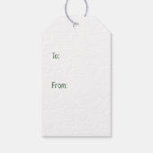 Happy St Patricks Day Pembroke Welsh Corgi Dogs Geschenkanhänger (Rückseite)