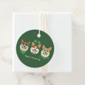 Happy St Patricks Day Pembroke Welsh Corgi Dogs Geschenkanhänger (Beispiel)