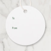 Happy St Patricks Day Pembroke Welsh Corgi Dogs Geschenkanhänger (Rückseite)