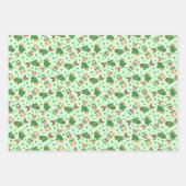 Happy St Patricks Day Pembroke Welsh Corgi Dogs Geschenkpapier Set (Vorderseite 2)