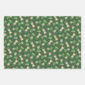 Happy St Patricks Day Pembroke Welsh Corgi Dogs Geschenkpapier Set (Vorderseite)