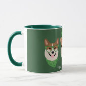 Happy St Patricks Day Pembroke Welsh Corgi Dogs Tasse (Links)