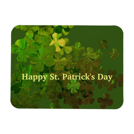Happy St. Patrick's Day, personalisiert Magnet (Horizontal)