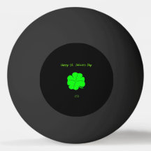 Happy St. Patrick's Day Ping Pong Ball