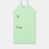 Happy St Patricks Day Pit Bull Hogs Geschenkanhänger (Rückseite)