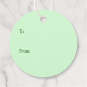 Happy St Patricks Day Pit Bull Hogs Geschenkanhänger (Rückseite)