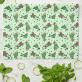 Happy St Patricks Day Pit Bull Hogs Geschirrtuch (Gefaltet)