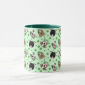 Happy St Patricks Day Pit Bull Hogs Tasse (Zentrum)