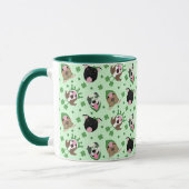 Happy St Patricks Day Pit Bull Hogs Tasse (Links)