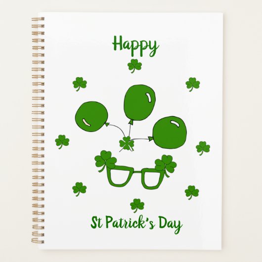 Happy St Patrick's Day Planer (Vorderseite)