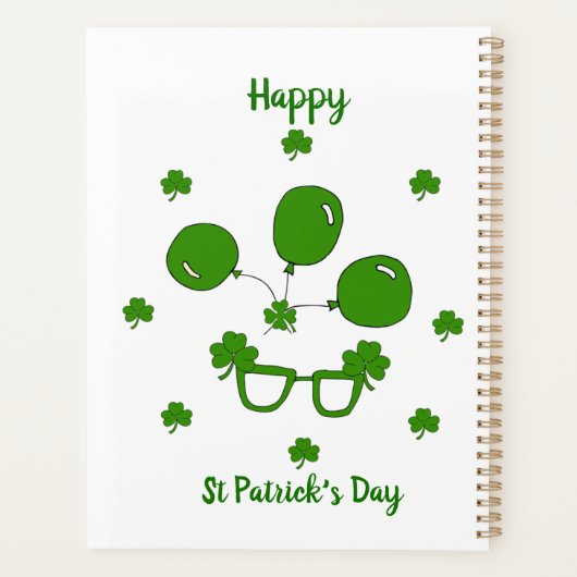 Happy St Patrick's Day Planer (Rückseite)