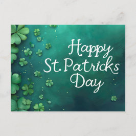 Happy St. Patrick's Day Postcard Feiertagspostkarte