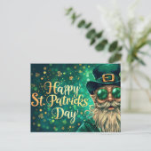 Happy St. Patrick's Day Postcard Feiertagspostkarte (Stehend Vorderseite)