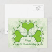 Happy St. Patrick's Day Postcard Postkarte (Vorne/Hinten)