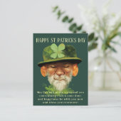 Happy St. Patricks Day Postcard Postkarte (Stehend Vorderseite)