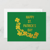 Happy St. Patrick's Day Postcard Postkarte (Vorne/Hinten)