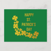 Happy St. Patrick's Day Postcard  Postkarte (Vorderseite)