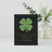 Happy St. Patrick's Day Postcard Postkarte (Stehend Vorderseite)