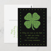 Happy St. Patrick's Day Postcard Postkarte (Vorne/Hinten)