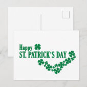 Happy St. Patrick's Day Postcard Postkarte (Vorne/Hinten)