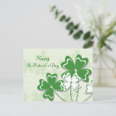Happy St. Patrick's Day Postcard Postkarte (Stehend Vorderseite)