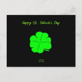 Happy St. Patrick's Day Postcard Postkarte (Vorderseite)