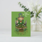 Happy St. Patrick's Day Postcard Postkarte (Stehend Vorderseite)