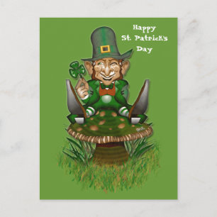Happy St. Patrick's Day Postcard Postkarte