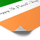 Happy St. Patrick's Day Poster (Ecke)