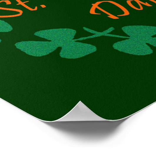 Happy St. Patrick's Day Poster (Ecke)