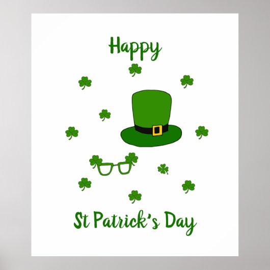 Happy St Patrick's Day Poster (Vorne)