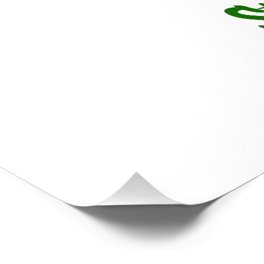 Happy St Patrick's Day Poster (Ecke)