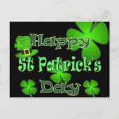 Happy St Patricks Day Postkarte (Vorderseite)