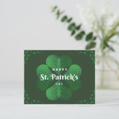 Happy St.Patrick's Day Postkarte (Stehend Vorderseite)