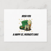 Happy St. Patrick's Day Postkarte (Vorderseite)