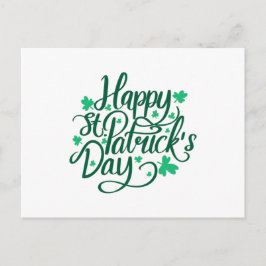Happy St Patricks Day Postkarte