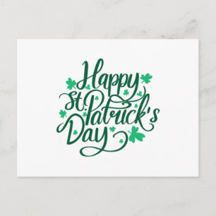 Happy St Patricks Day Postkarte