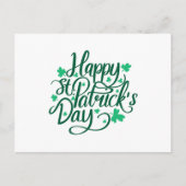Happy St Patricks Day Postkarte (Vorderseite)